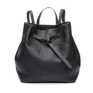 ANNABEL INGALL Italian Leather Drawstring Backpack - $550.